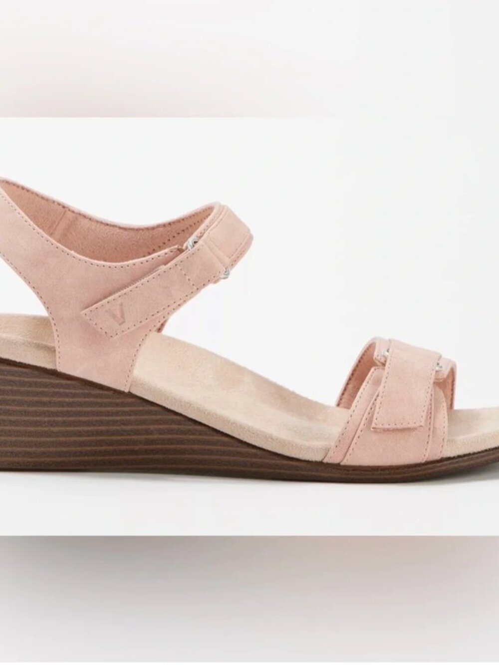 Vionic blush wedge sandal size 9